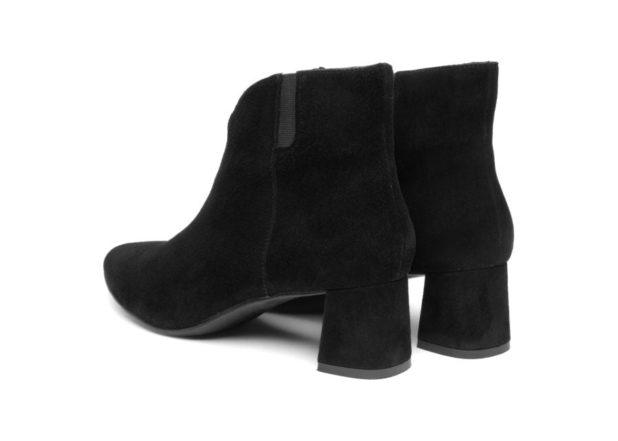 Ara Black Suede Ankle Boot|125240811