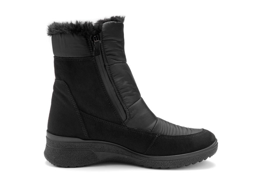 Ara Wide Fit Gore-Tex Black Ankle Boot|125850201