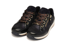 Load image into Gallery viewer, Ara Navy Wide Fit trainer|126458716
