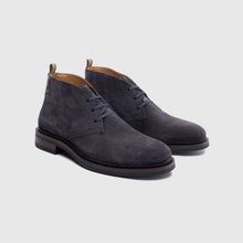 Load image into Gallery viewer, Ambitious Navy Suede Laced Ankle Boot|1364211279
