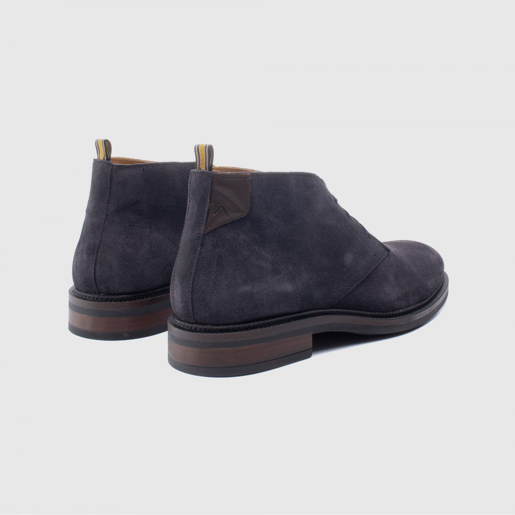 Ambitious Navy Suede Laced Ankle Boot|1364211279