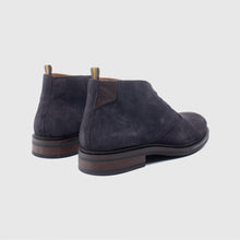 Load image into Gallery viewer, Ambitious Navy Suede Laced Ankle Boot|1364211279
