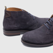 Load image into Gallery viewer, Ambitious Navy Suede Laced Ankle Boot|1364211279
