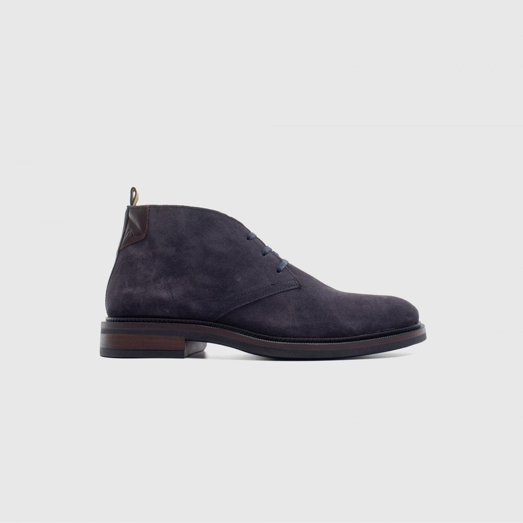 Ambitious Navy Suede Laced Ankle Boot|1364211279