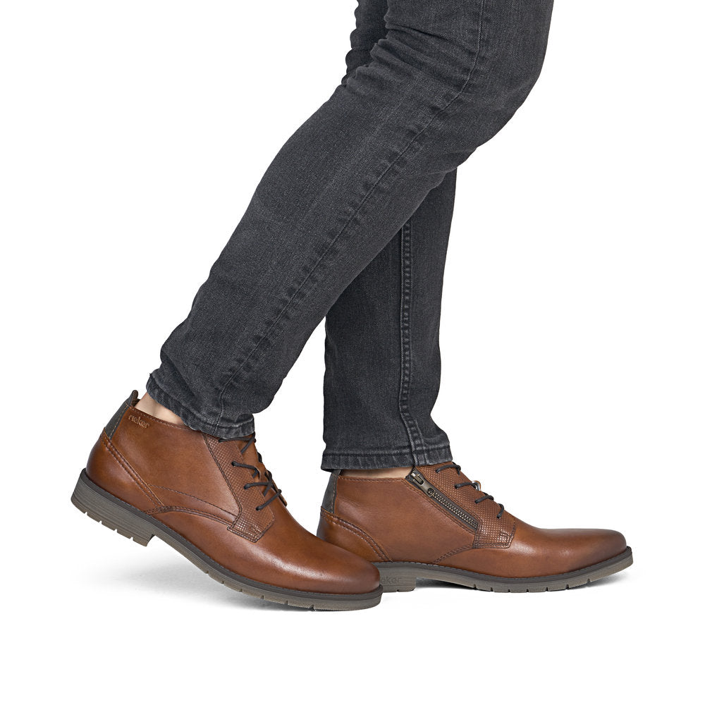 Rieker Wide Fit Brown Ankle Boot|1390224