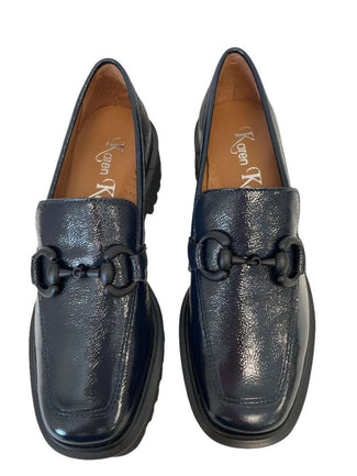 Karen Koo 71003BLU- Loafer.