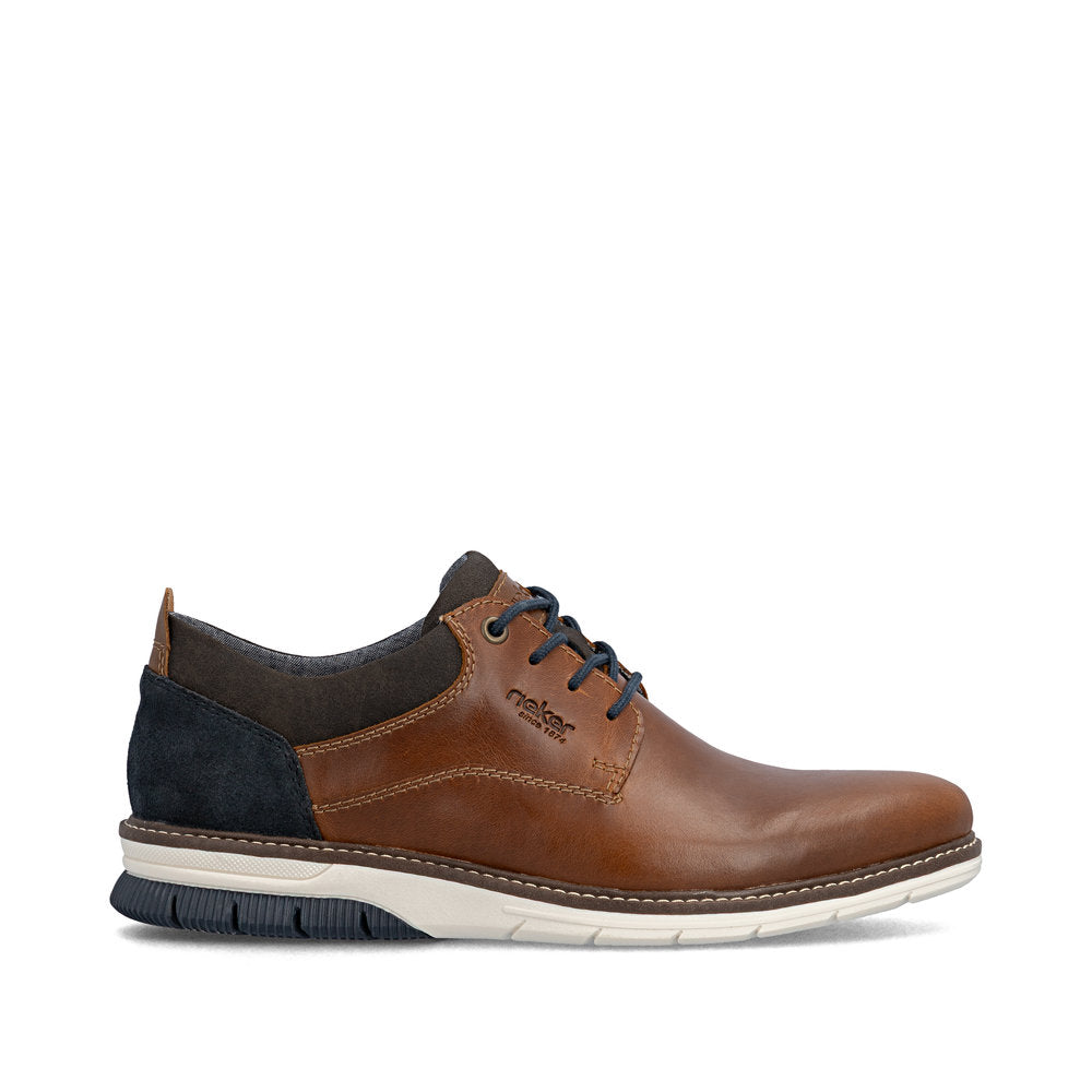 Rieker Cognac Comfort Shoe|1440524A