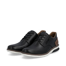 Load image into Gallery viewer, Rieker Black and Tan Comfort Shoe|1441200
