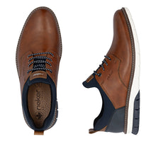 Load image into Gallery viewer, Rieker Wide Fit Brown Laced Shoe|1445422
