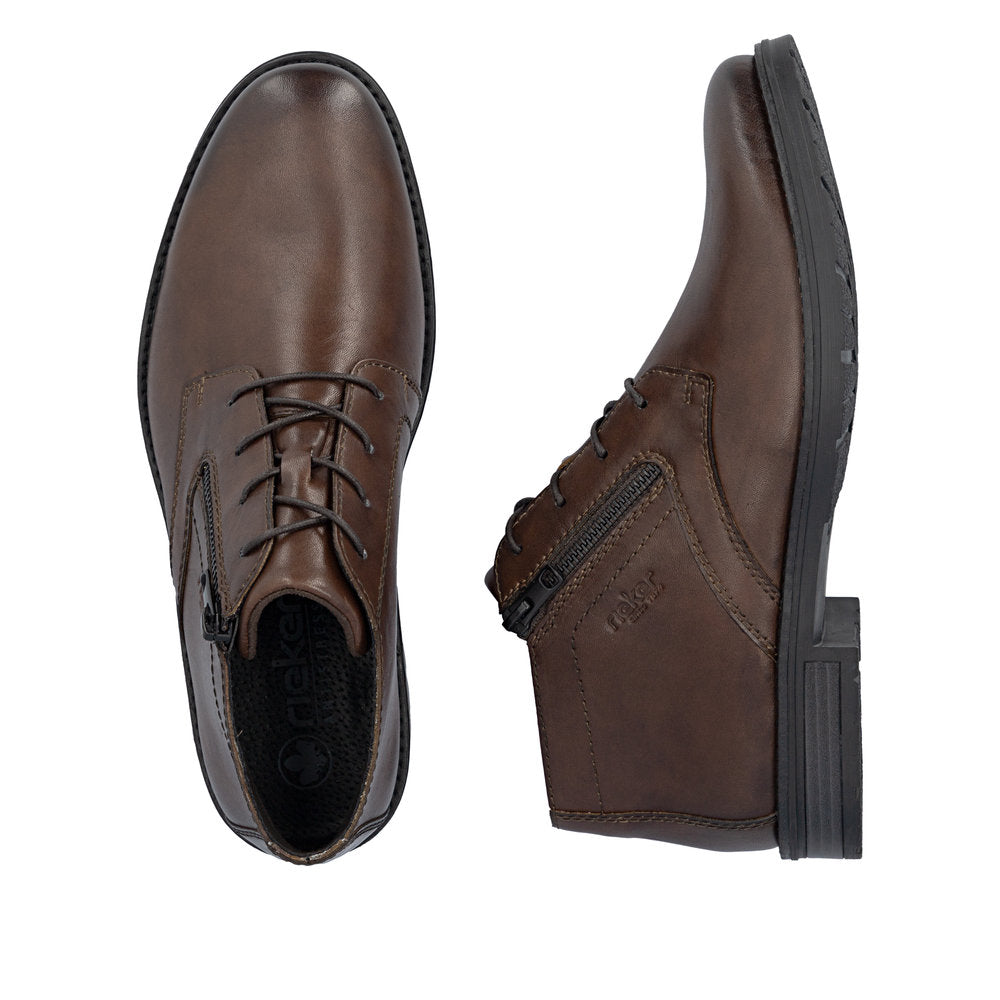 Rieker Wide Fit Brown Ankle Boot|1460925