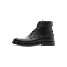Load image into Gallery viewer, Ambitious Black Leather Laced Boot|146096583

