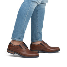 Load image into Gallery viewer, Rieker Wide Fit Brown Business Shoe|1462124B
