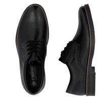 Load image into Gallery viewer, Rieker Wide Fit Black Business Shoe|1464200B
