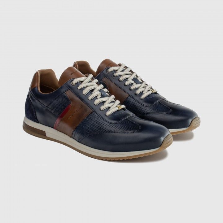Ambitious Navy and Tan Trainer|113196580