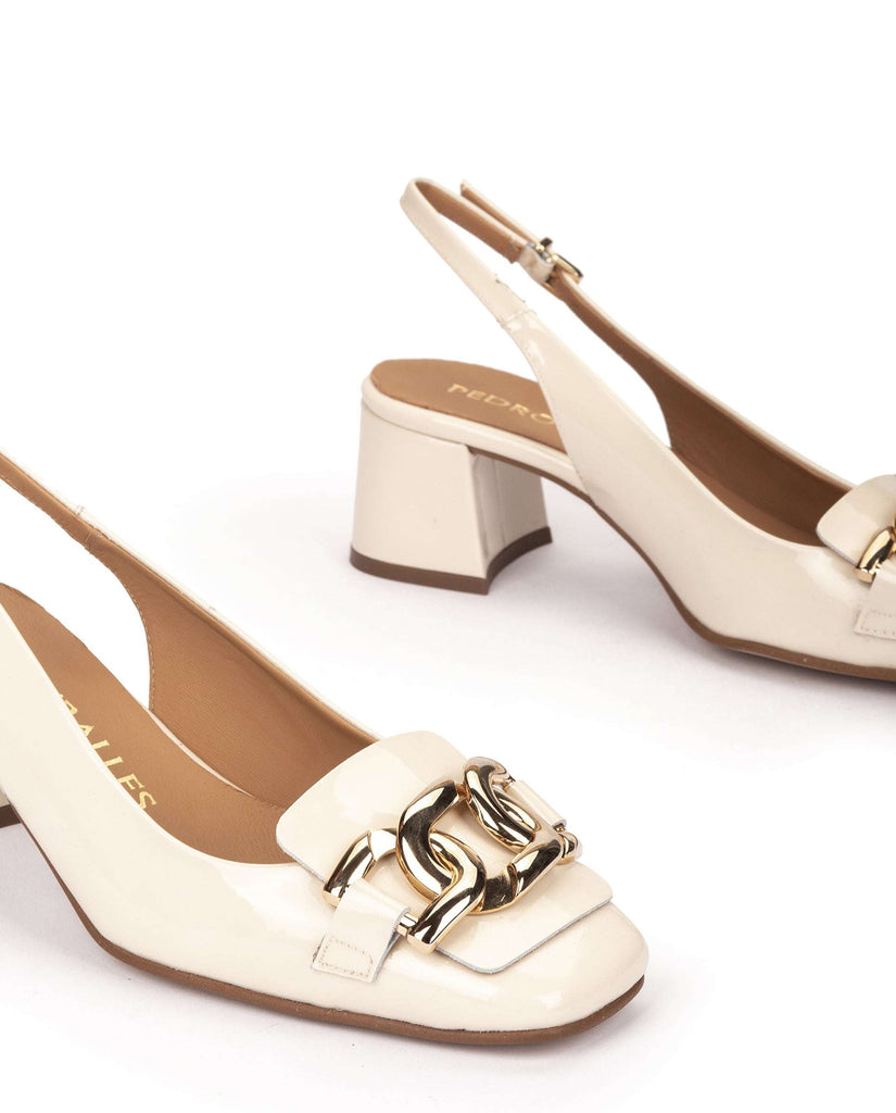 Pedro Miralles 17703WH- Sling back.