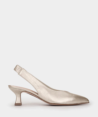 Pedro Miralles Gold Sling Back|18644GD