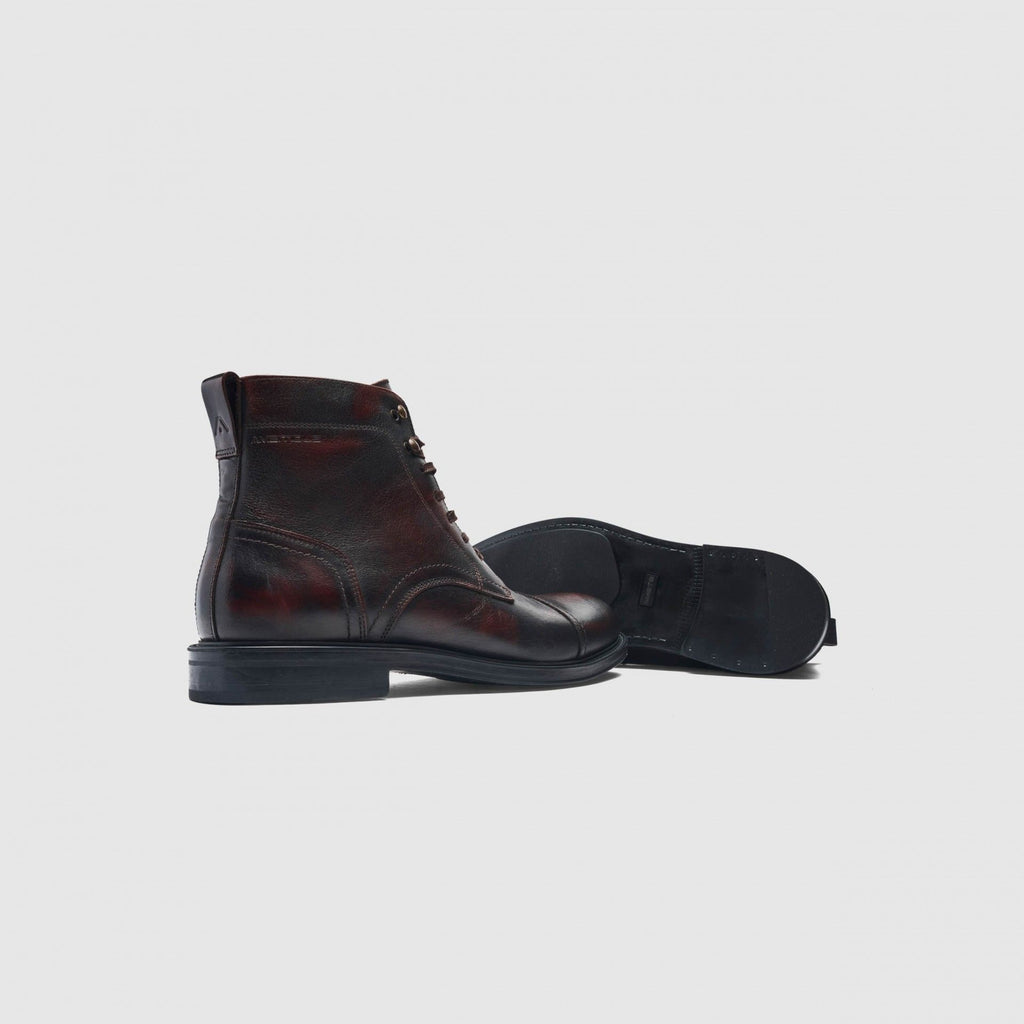 Ambitious Dark Brown Laced Ankle Boot|137127600