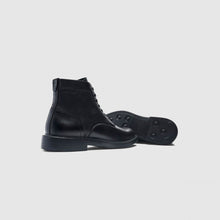 Load image into Gallery viewer, Ambitious Black Leather Laced Boot|146096583
