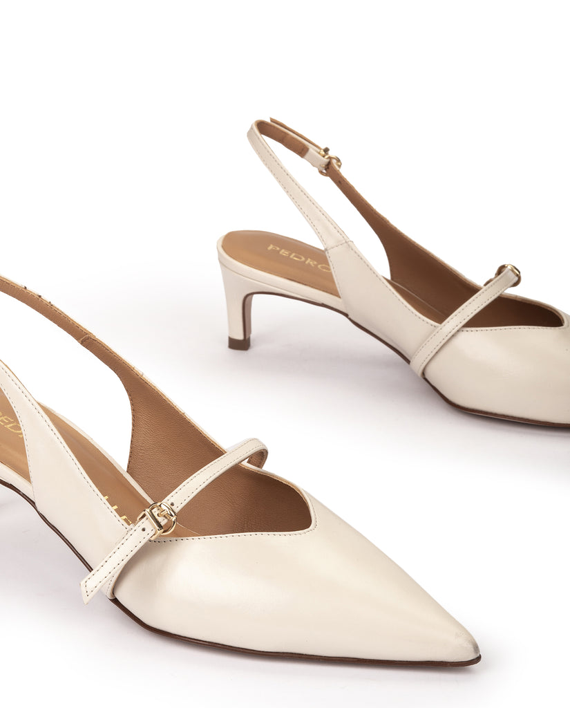 Pedro Miralles Beige Sling Back Sandal|18737OFF