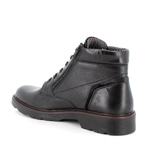 Igi & Co Black Leather Laced Ankle Boot|8607400