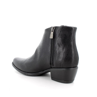 Igi & Co Double Zip Black Boho Ankle Boot|8698000
