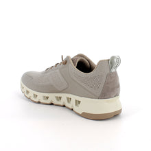 Load image into Gallery viewer, Gray sneaker with a white sole on a white background
