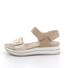 Load image into Gallery viewer, Beige sandal with white sole on a white background

