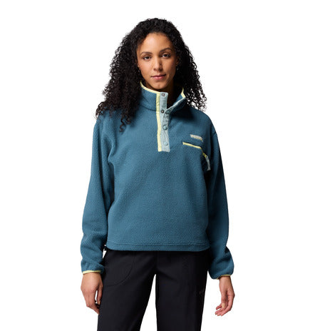 Columbia Helvetia Cropped Blue Fleece|AL7330429