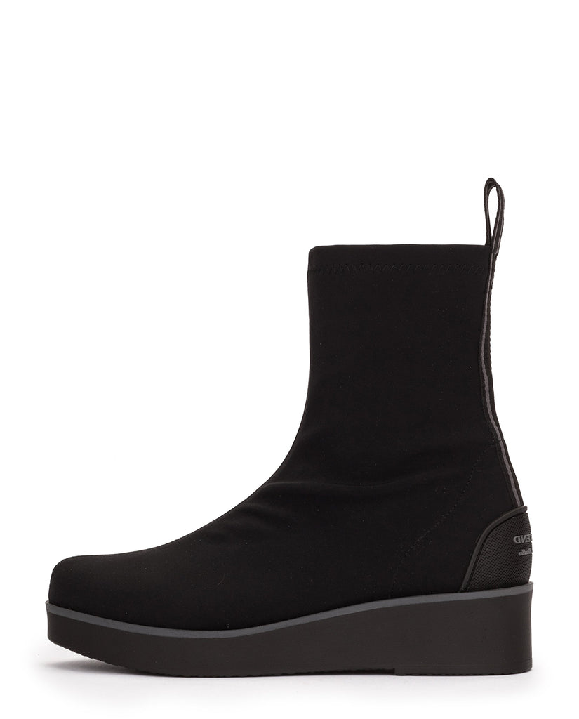 Pedro Miralles Black Stretch Ankle Boot|22500BK