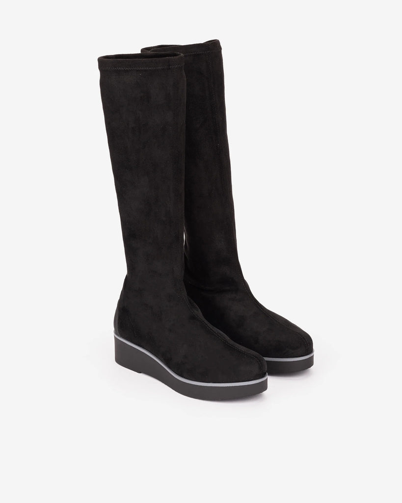 Pedro Miralles Black Stretch Tall Boot|22501NE