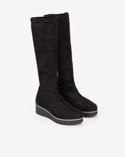 Load image into Gallery viewer, Pedro Miralles Black Stretch Tall Boot|22501NE
