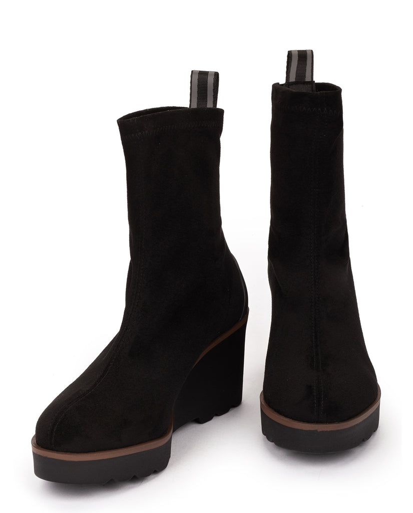 Pedro Miralles Black Sock Ankle Boot|22557BK