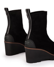 Load image into Gallery viewer, Pedro Miralles Black Sock Ankle Boot|22557BK
