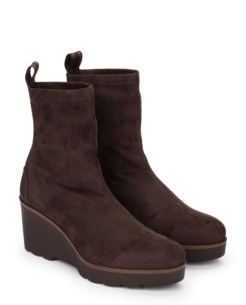 Pedro Miralles Dark Brown Stretch Ankle Boot|22557DB