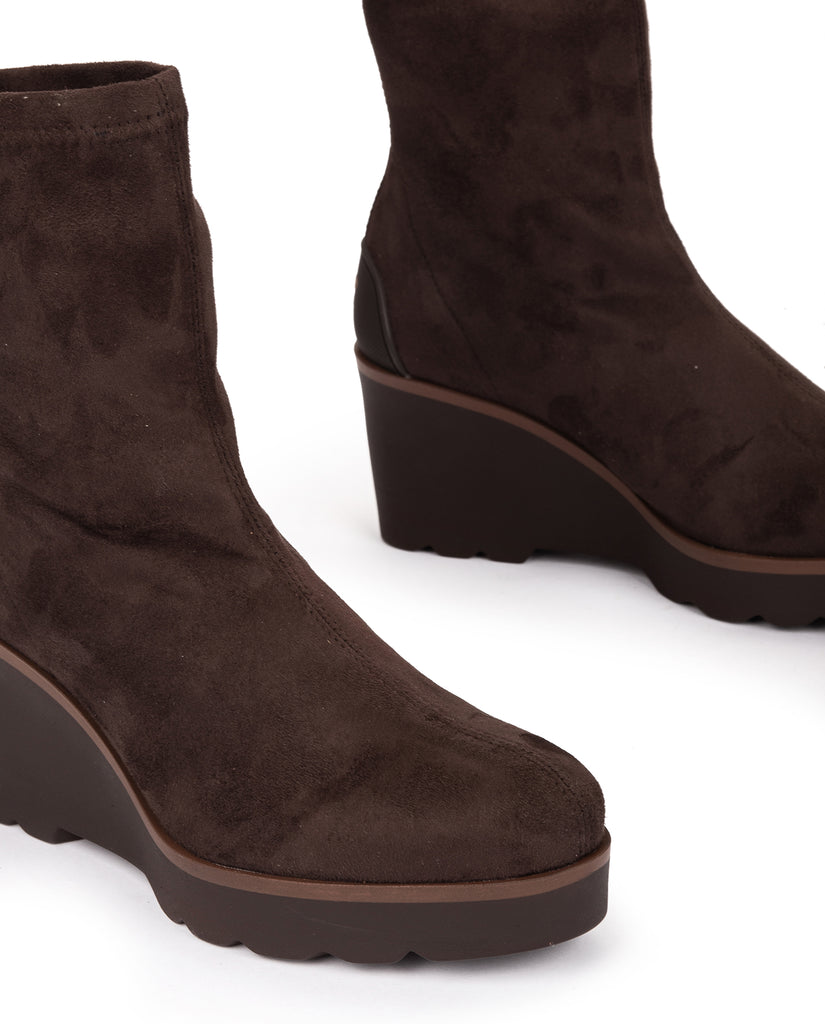 Pedro Miralles Dark Brown Stretch Ankle Boot|22557DB