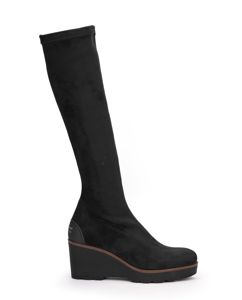 Pedro Miralles Black Stretch Tall Boot|22558NE