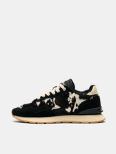 Load image into Gallery viewer, Black sneaker with white sole on a white background
