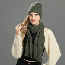 Load image into Gallery viewer, Karen Koo Matching Hat &amp; Scarf Set
