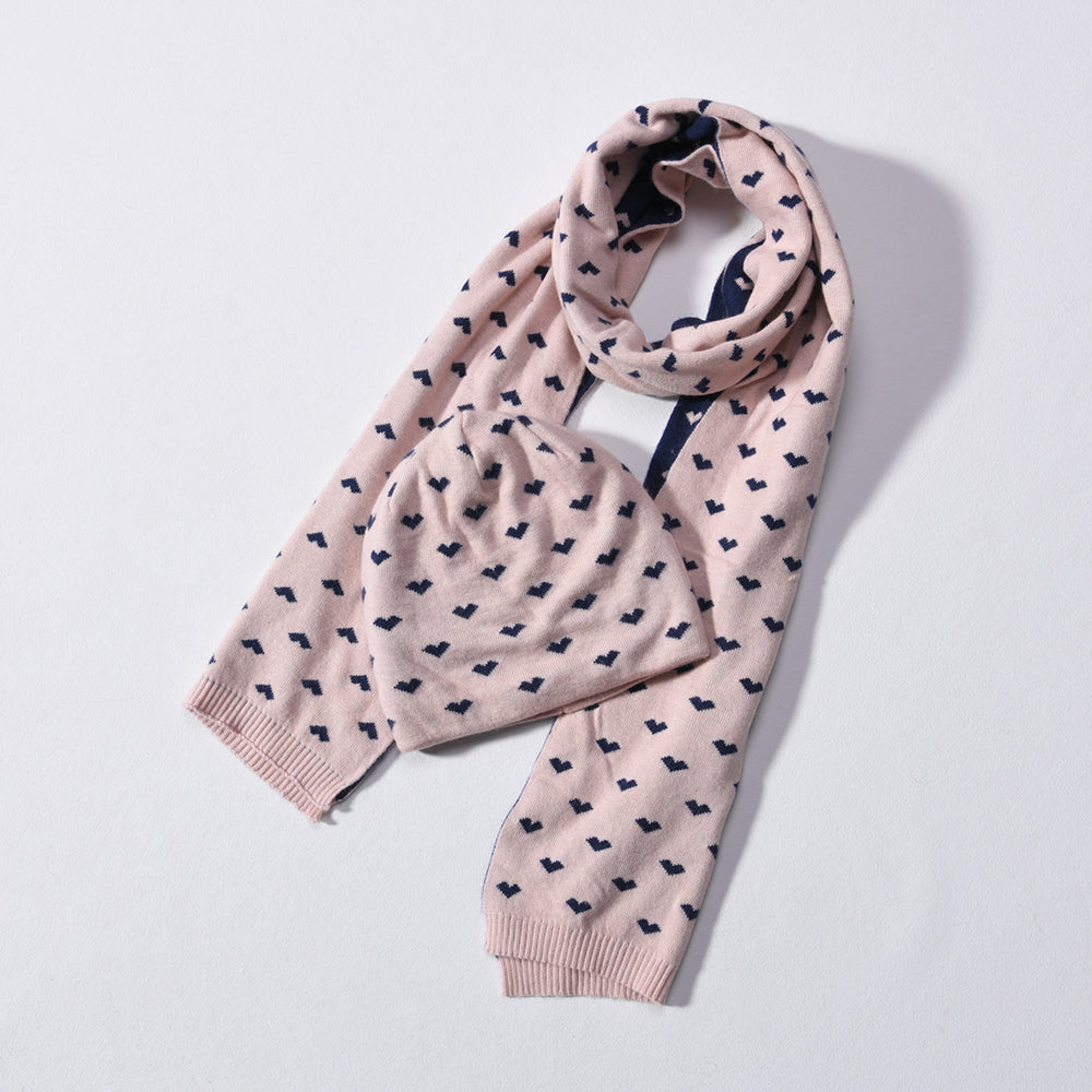 Karen Koo Matching Hat & Scarf set