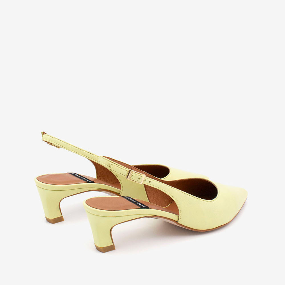 Angel  Alarcon yellow Sling Back|26013YEL