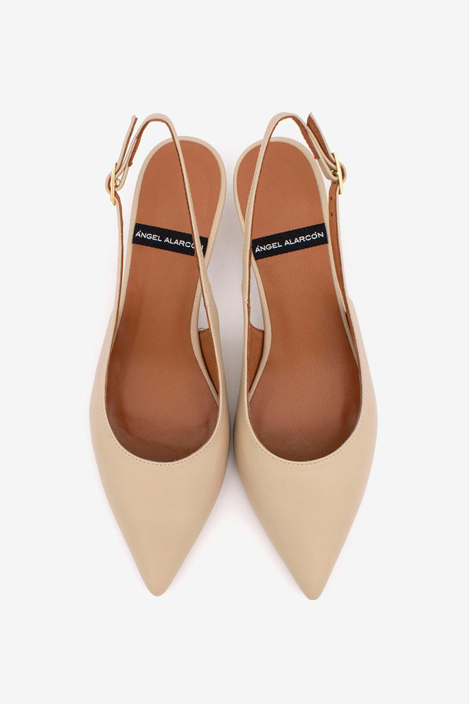 Angel Alarcon Latte Sling Back| 26013LAT