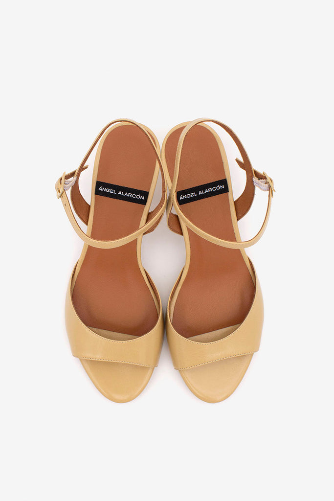 Angel Alarcon Beige Sling Back|26040BGE