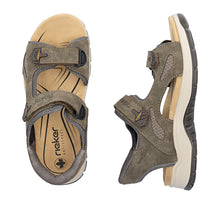Load image into Gallery viewer, Rieker Taupe Comfort Sandal|2695325
