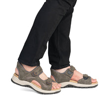 Load image into Gallery viewer, Rieker Taupe Comfort Sandal|2695325
