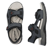 Load image into Gallery viewer, Rieker Blue Comfort Walking Sandal|2695514B
