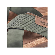 Load image into Gallery viewer, Rieker Green Comfort Sandal|2707054
