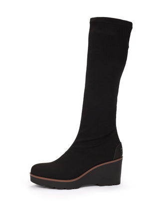 Pedro Miralles Black Sock Ankle Knee High Boot|27551NE