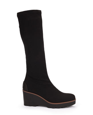 Pedro Miralles Black Sock Ankle Knee High Boot|27551NE