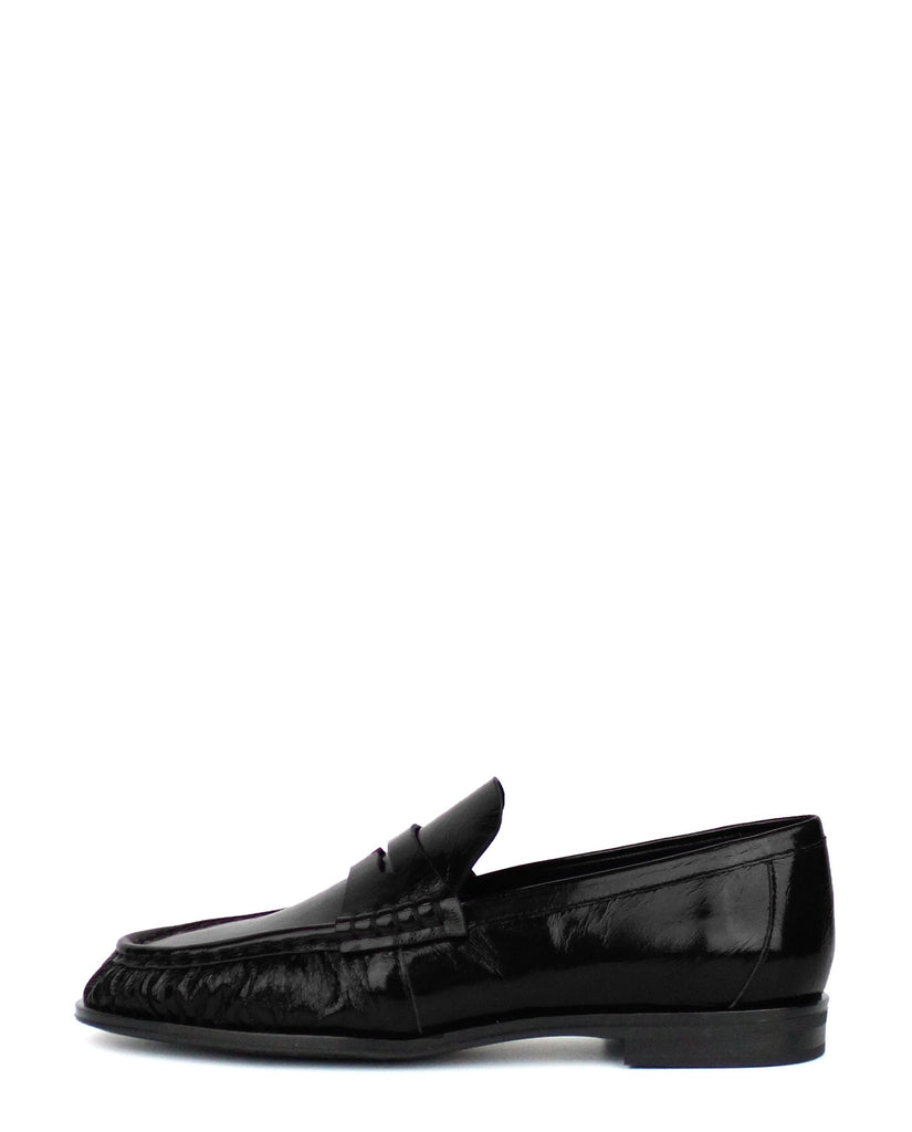Pedro Miralles Black Leather Classic Penny Loafer|29072BLK