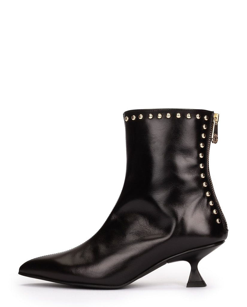 Pedro Miralles Black Soft Leather Ankle Boot|29397BLK